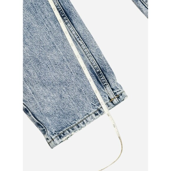 We the Free People Dakota Straight Leg Jeans Denim Distressed High Rise Size 28 - Picture 4 of 8